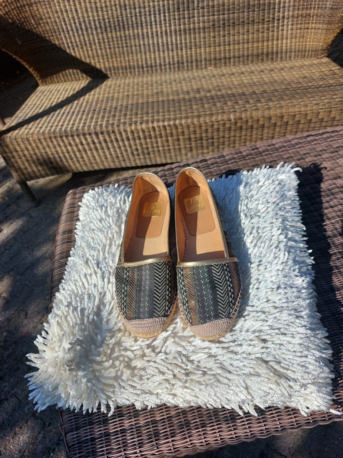 Kanna espadrilles, maat 38, Ophalen of Verzenden, Zo goed als nieuw, Beige, Espadrilles of Moccasins