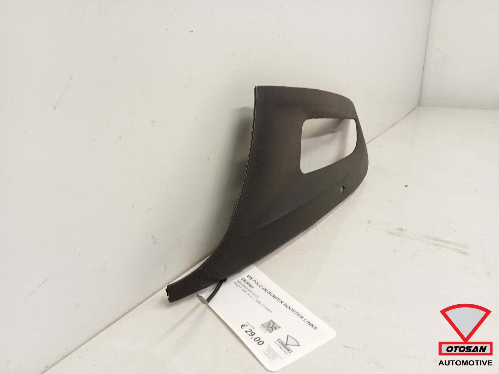 VW Polo 6R Mistlamp Afdekking Rooster Links 9>14, Gebruikt, Volkswagen, Volkswagen AG, Bumper