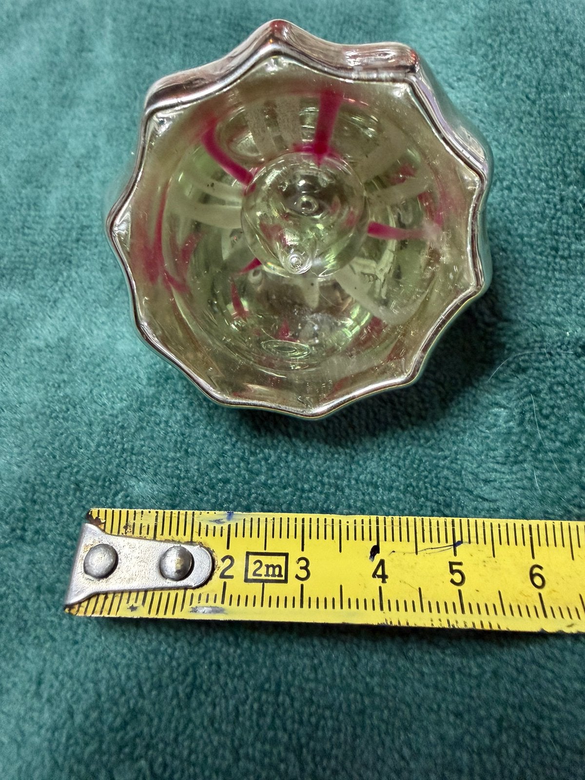 Vintage kerstbal met water bulb, Ophalen of Verzenden