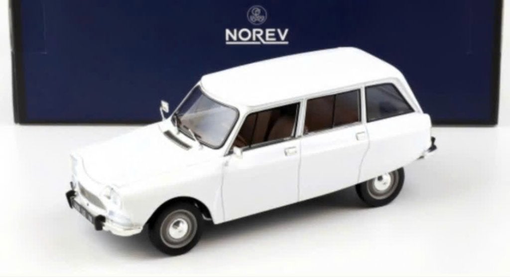 Citroen Ami 8 Break '75 Wit im.Ed. schaal 1/18 NOREV 181675, Hobby en Vrije tijd, Verzenden, Nieuw, Auto, Norev
