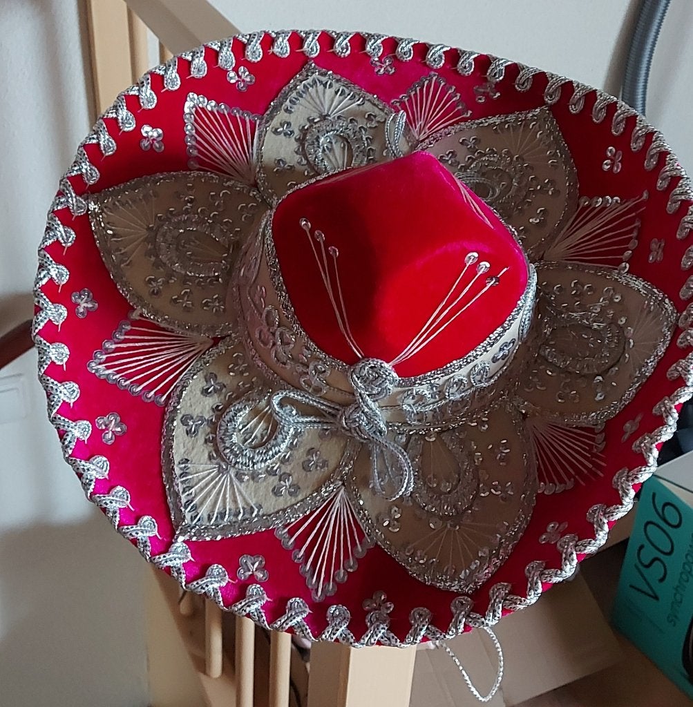 Nieuw Handgemaakte Mexicaanse Sombrero (Belri), Ophalen of Verzenden, Nieuw, Versiering, Carnaval