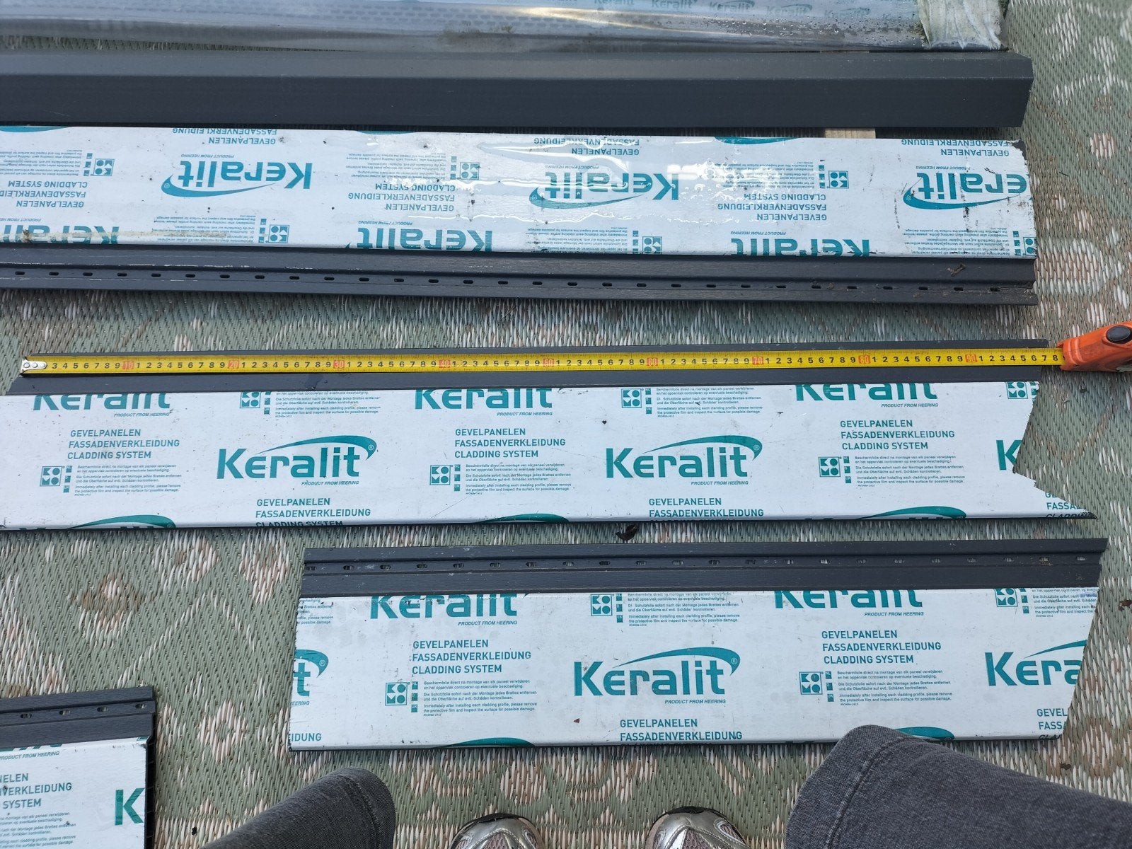 Keralit gevelpanelen en afwerkprofielen, Ophalen, Zo goed als nieuw, 200 tot 250 cm, Plank