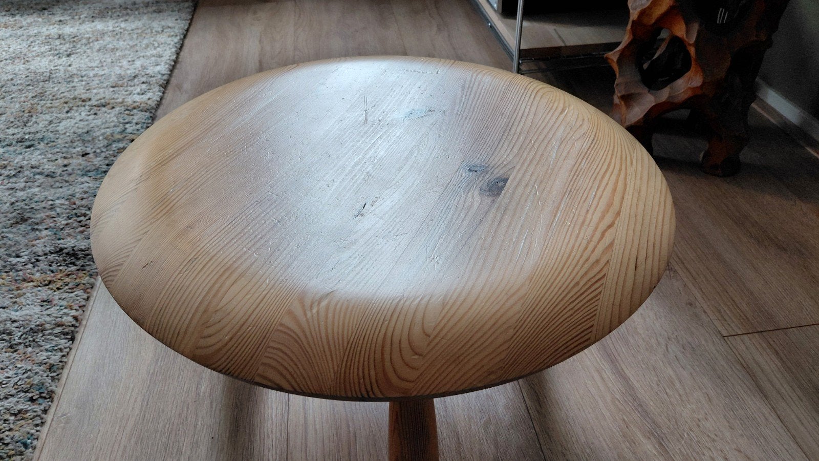 Vintage Ikea PS Karljohan tafeltje, Huis en Inrichting, Ophalen, Gebruikt, Rond