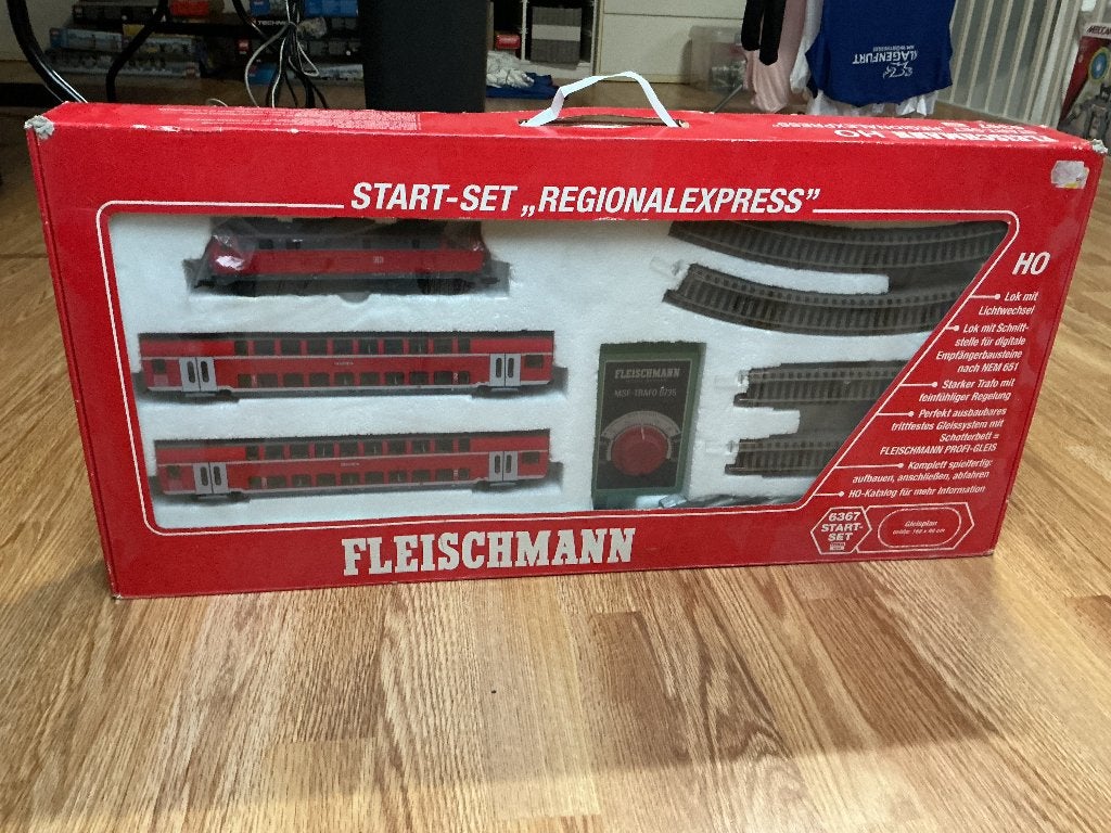 Fleischmann startset Regional Express 6367, Ophalen, Treinset, Gelijkstroom, Fleischmann