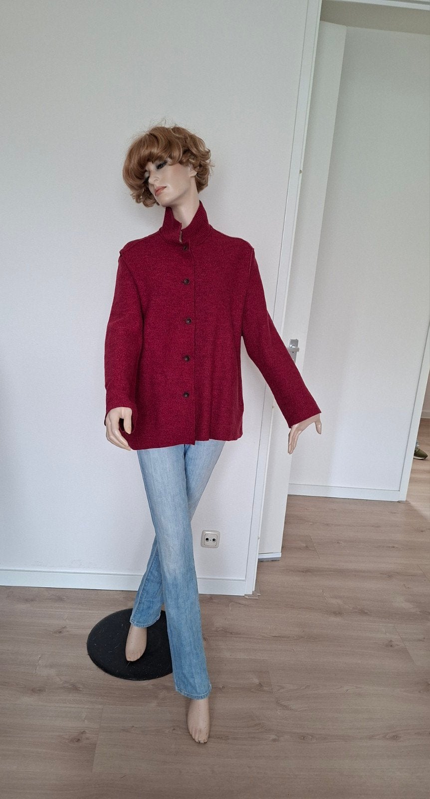 Puur wollen OSKA jasje mt 1, Maat 38/40 (M), Ophalen of Verzenden, Zo goed als nieuw, Rood