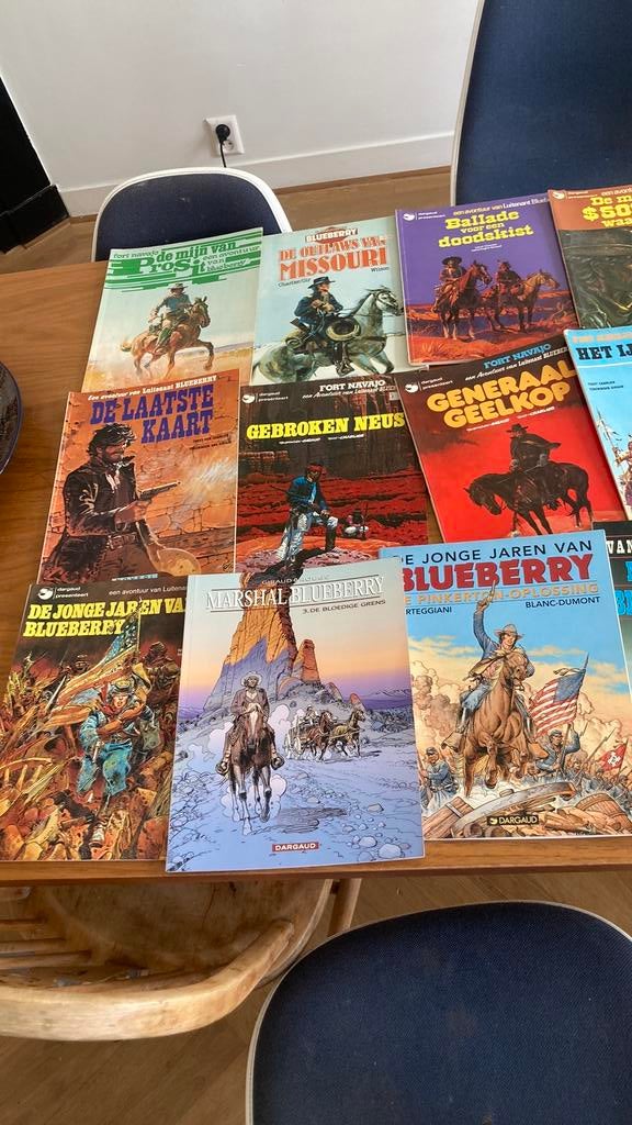 27x Luitenant Blueberry veel vintage, Meerdere stripboeken, Ophalen of Verzenden, Gelezen