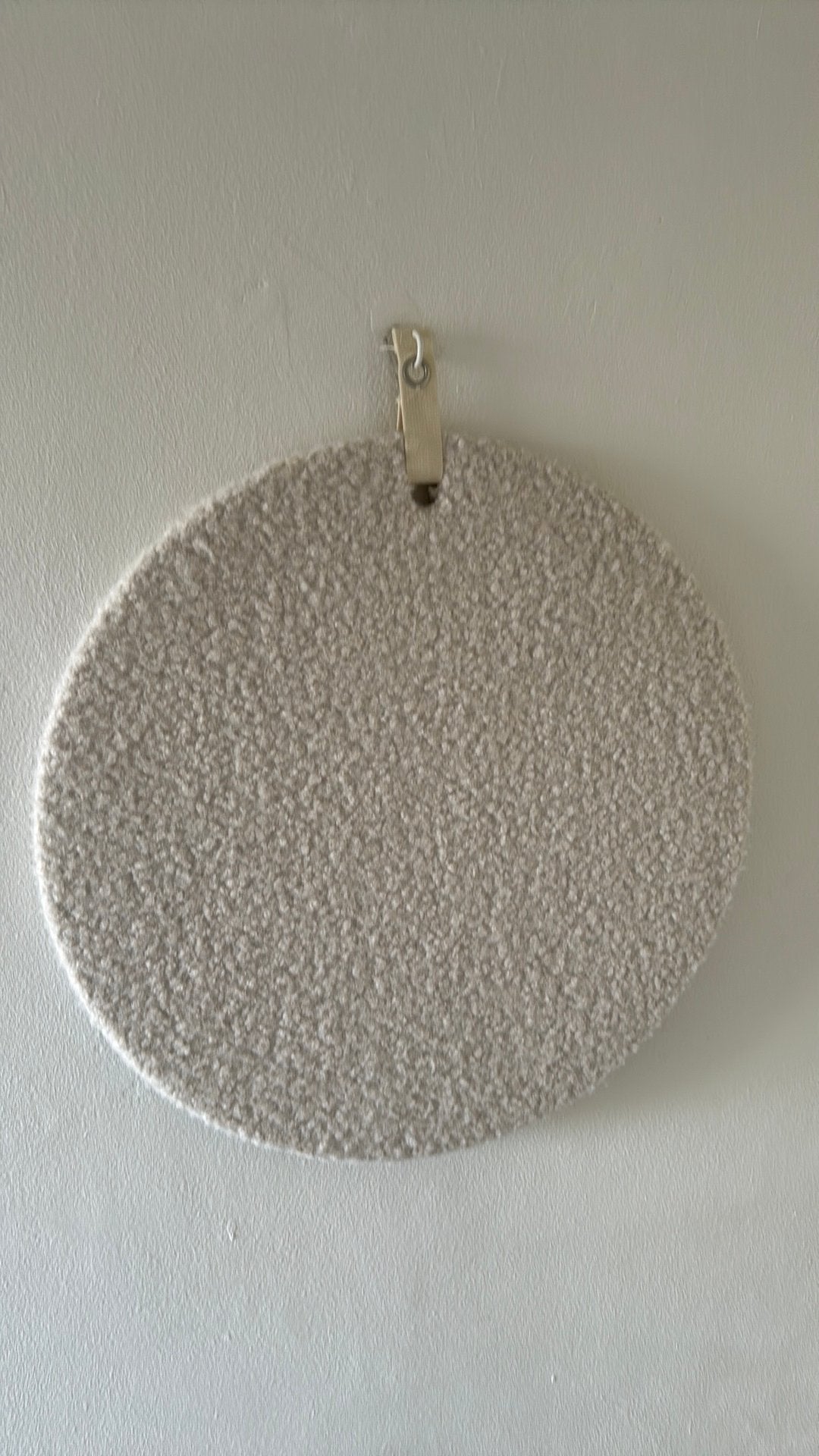 Loods5 ronde prikbord beige, Ophalen, Zo goed als nieuw
