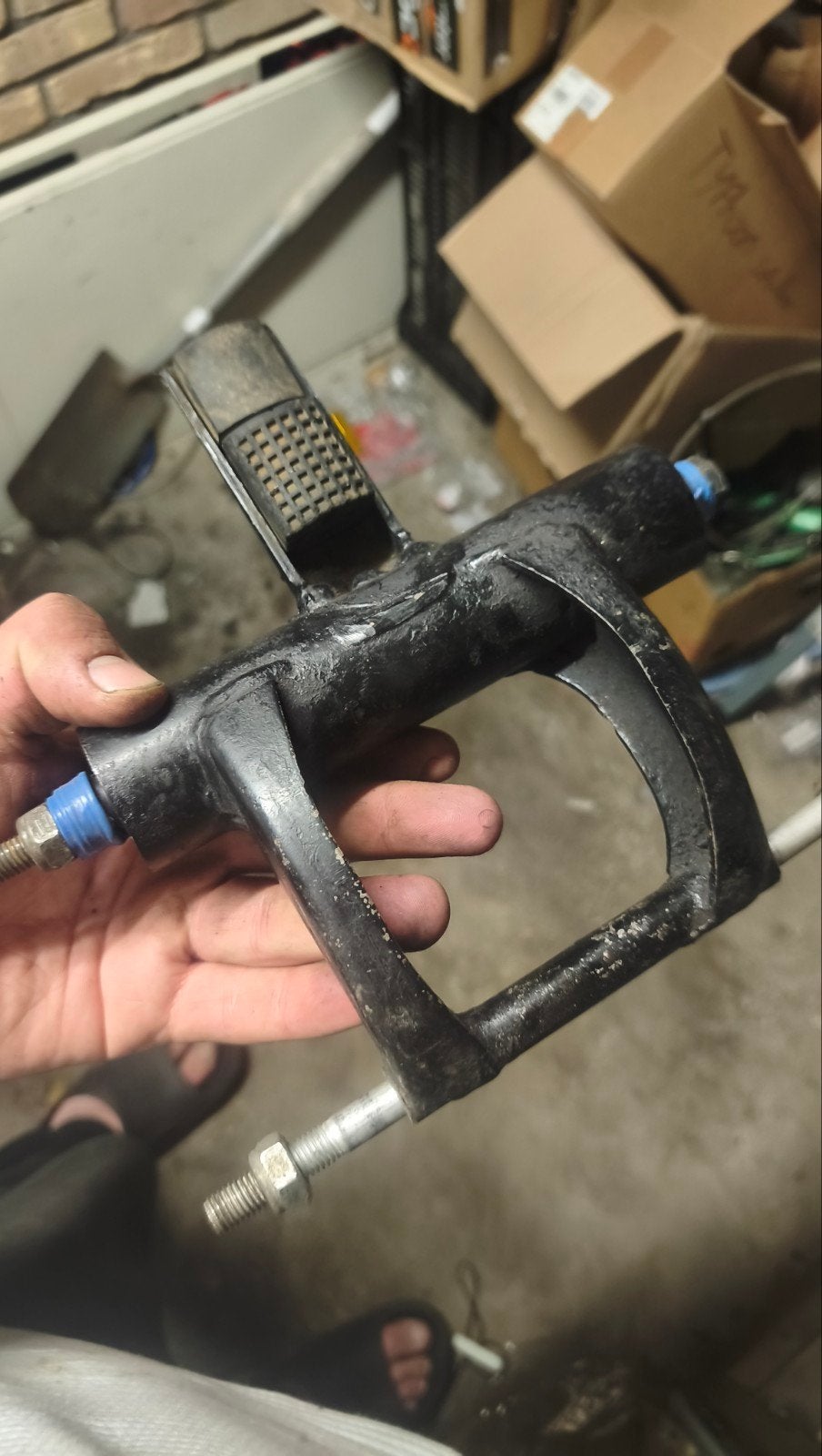 Piaggio 2-takt subframe aangepast voor 125/180cc, Ophalen of Verzenden, Gebruikt, Frame, Piaggio