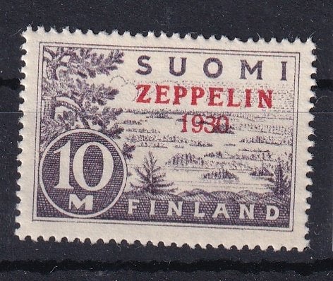 B134) 1920 Finland Zeppelin MNH MI 161 €180 geen garantie, Verzenden, Finland, Postfris