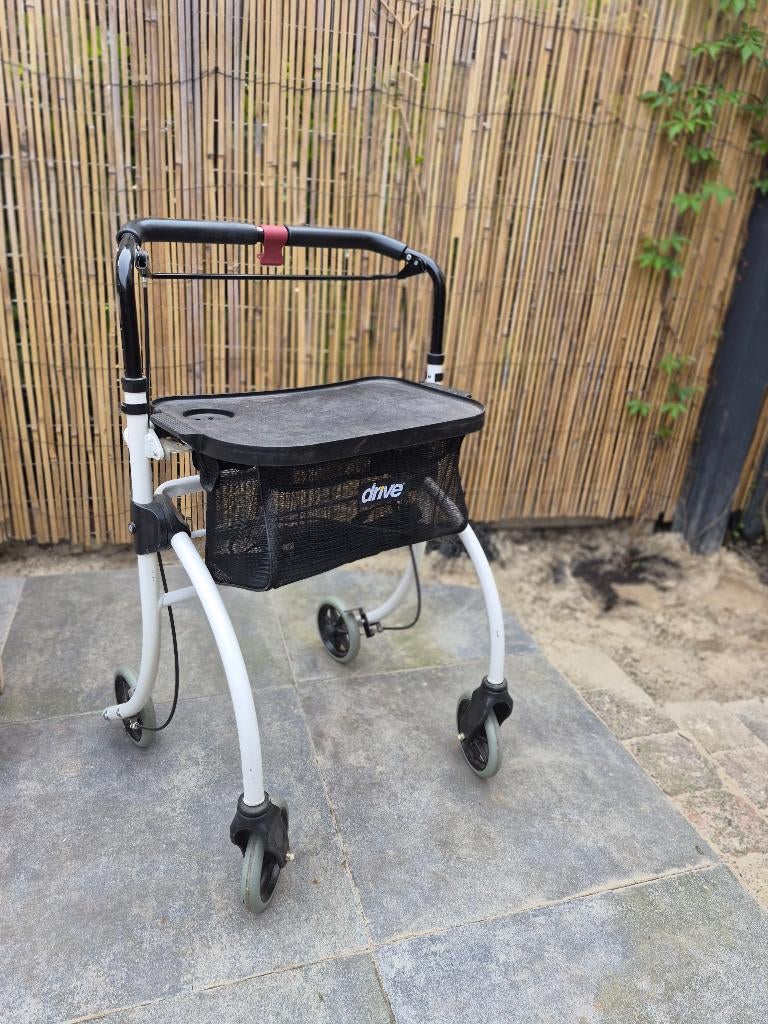 Binnen Rollator, Ophalen, Opvouwbaar, Zo goed als nieuw
