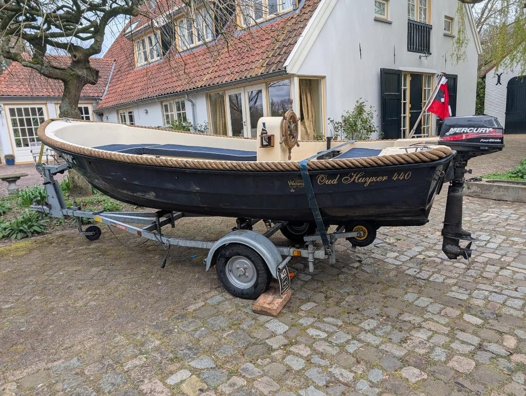 Oudhuijzer 440 boot, Watersport en Boten, Ophalen, Gebruikt