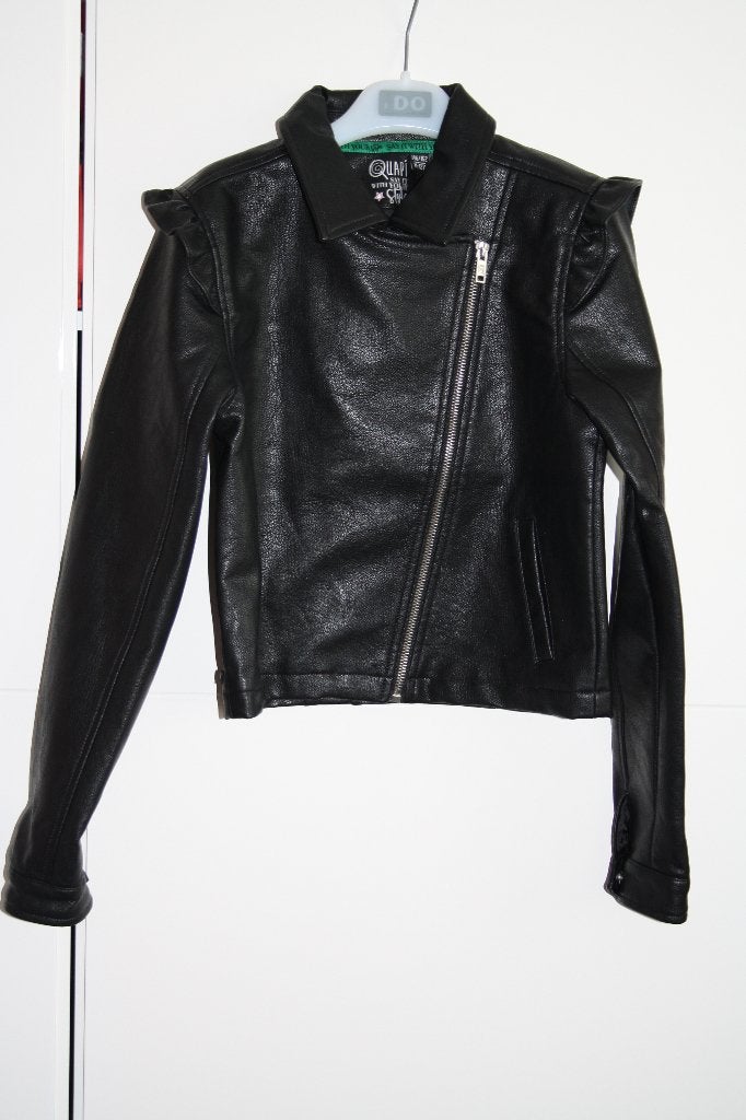 Quapi jacket, jasje, Fake leather, maat 146/152, Nieuw!, Meisje, Nieuw, Ophalen of Verzenden, Quapi