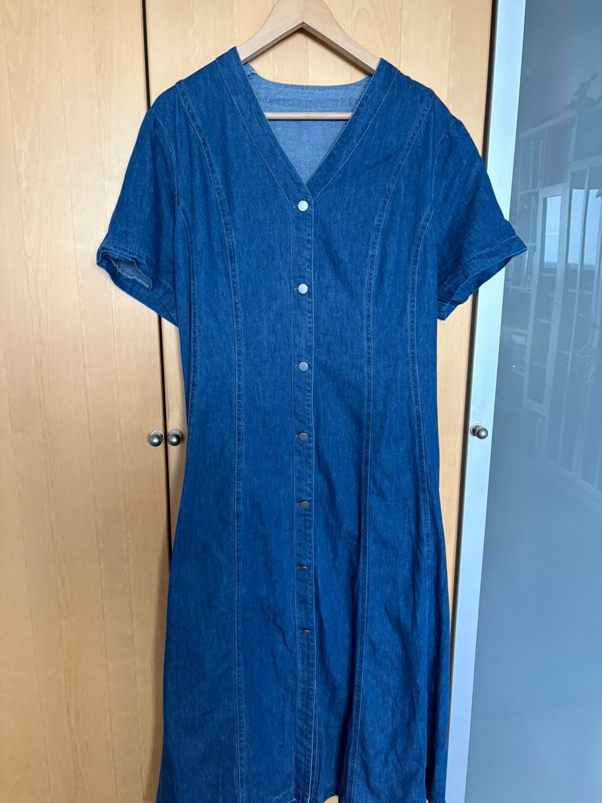 Maxi spijkerjurk, Kleding | Dames, Blauw, Maat 46/48 (XL) of groter, Nieuw, Ophalen of Verzenden