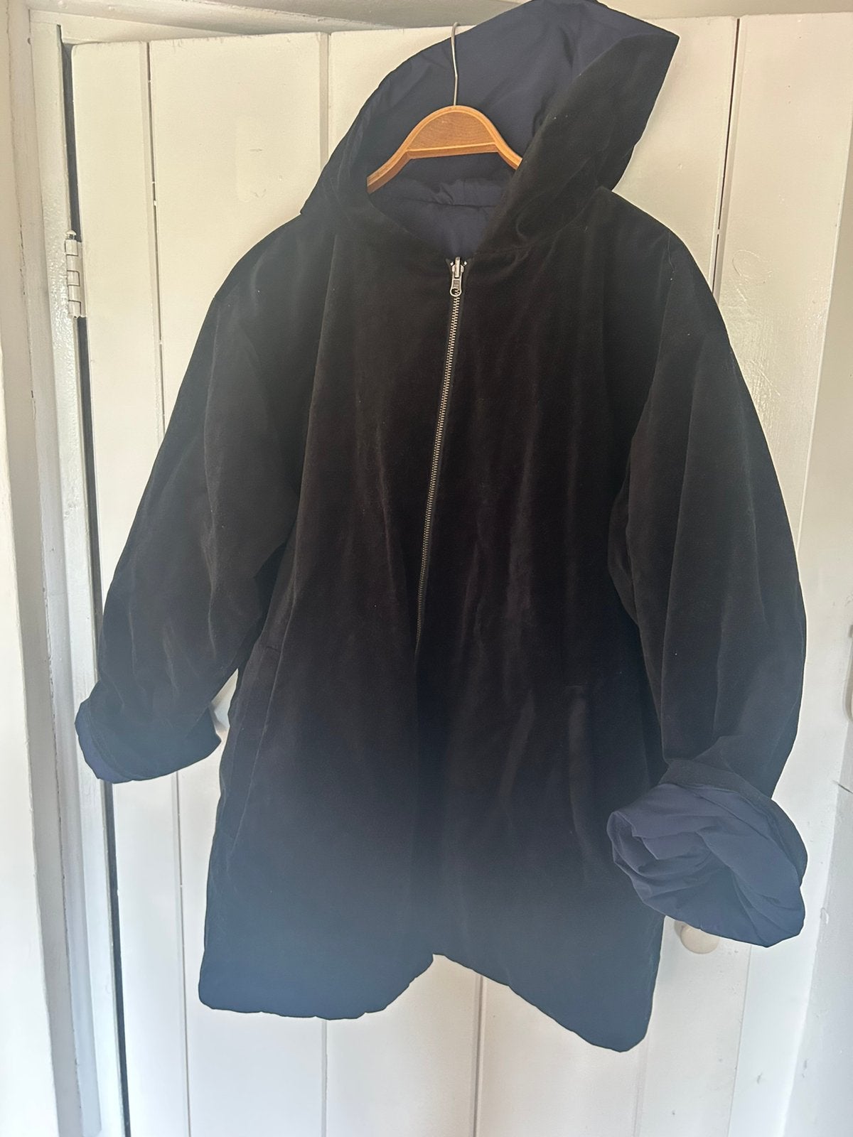 Sofie d’hoore winterjas oversized, Ophalen of Verzenden, Zo goed als nieuw, Maat 48/50 (M), Blauw