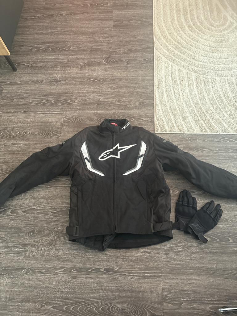 Alpinestars T-GP R v2 WP Jacket met handschoenen, Motoren, Kleding | Motorkleding, Ophalen, Nieuw zonder kaartje, Heren, Jas | textiel
