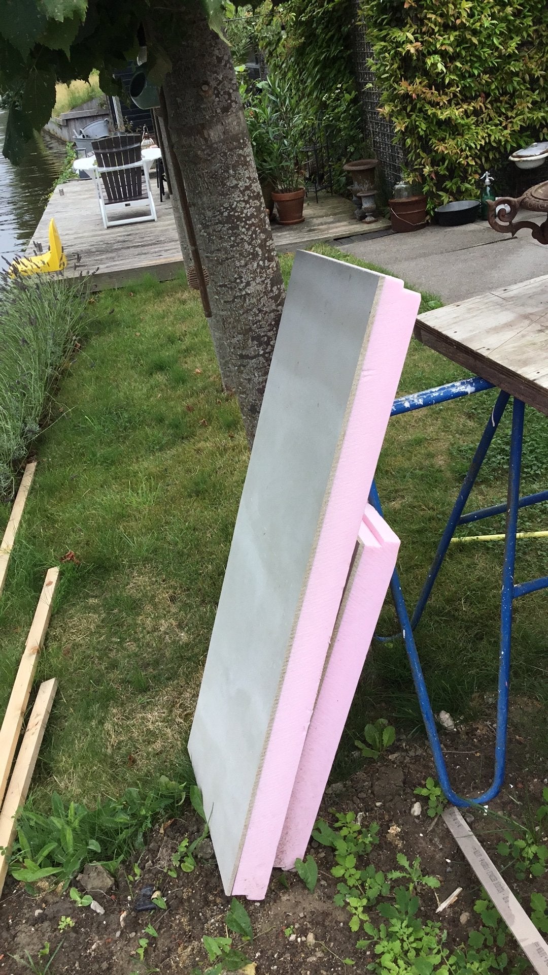 Kantplank 50 cm breed, Ophalen, 4 tot 8 cm, Nieuw, Hardschuim (Pir)