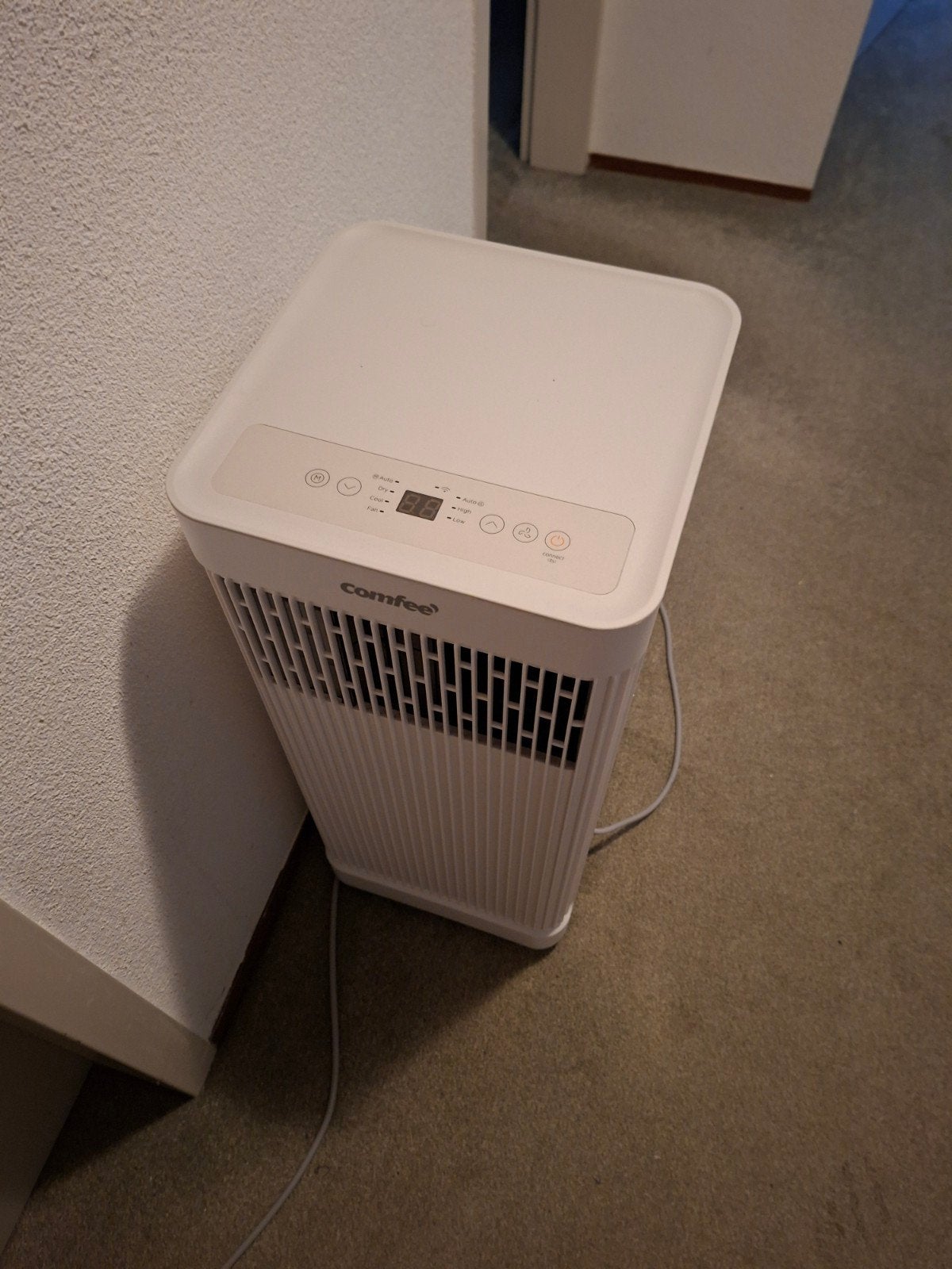 Comfee Mobiele Airco  Comfort - Koelen, Ontvochtigen, V, Ophalen, Minder dan 60 m³, 3 snelheden of meer, Zo goed als nieuw