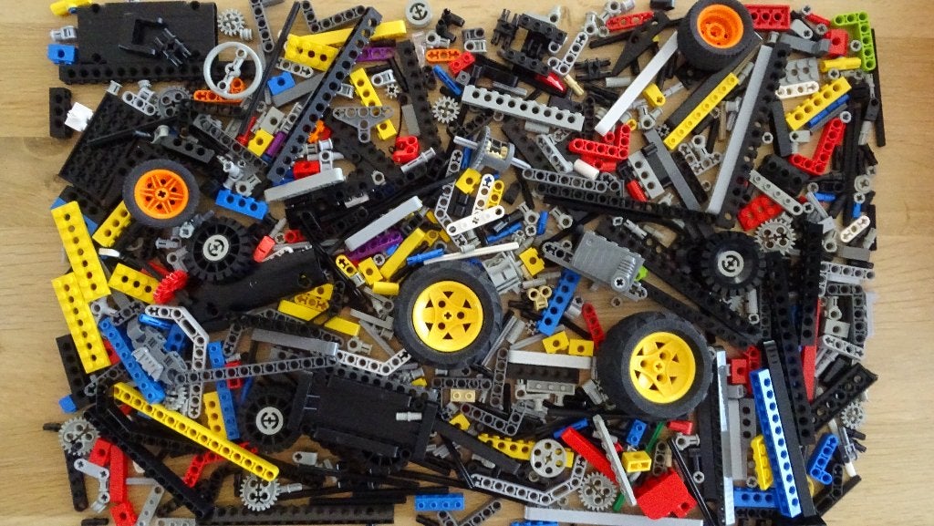 Lego Technic partij ca. 800 stuks (P05), Gebruikt, Lego, Ophalen of Verzenden, Technic