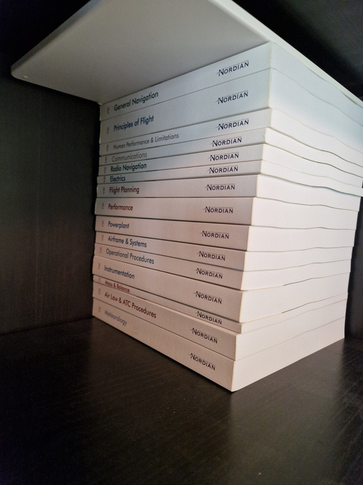 Nordian ATPL Theory books, complete set, Boeken, Ophalen, KLM Flight Academy, Niet van toepassing, Zo goed als nieuw