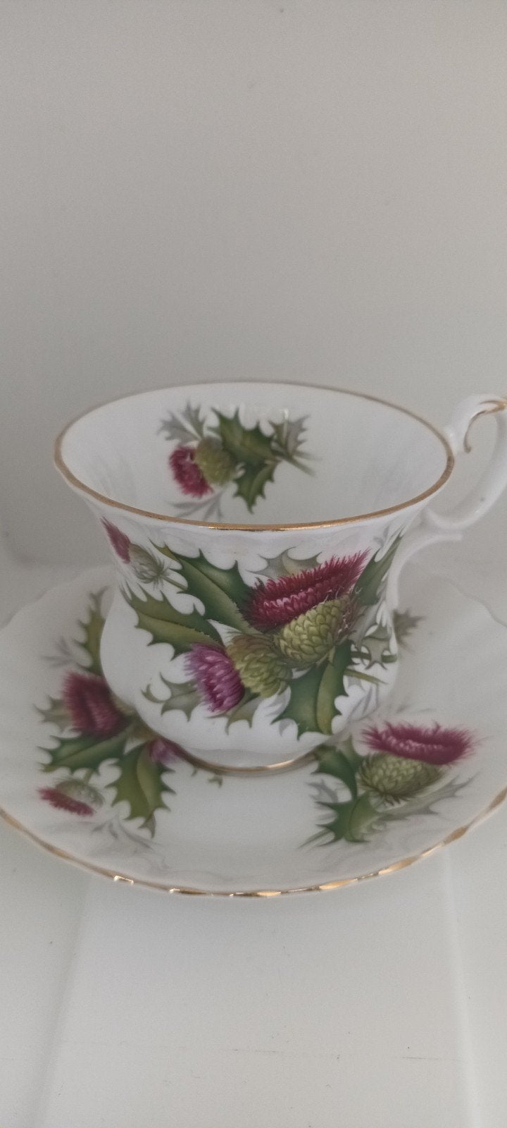 Royal Albert Highland Thistle kop en schotel, Ophalen of Verzenden