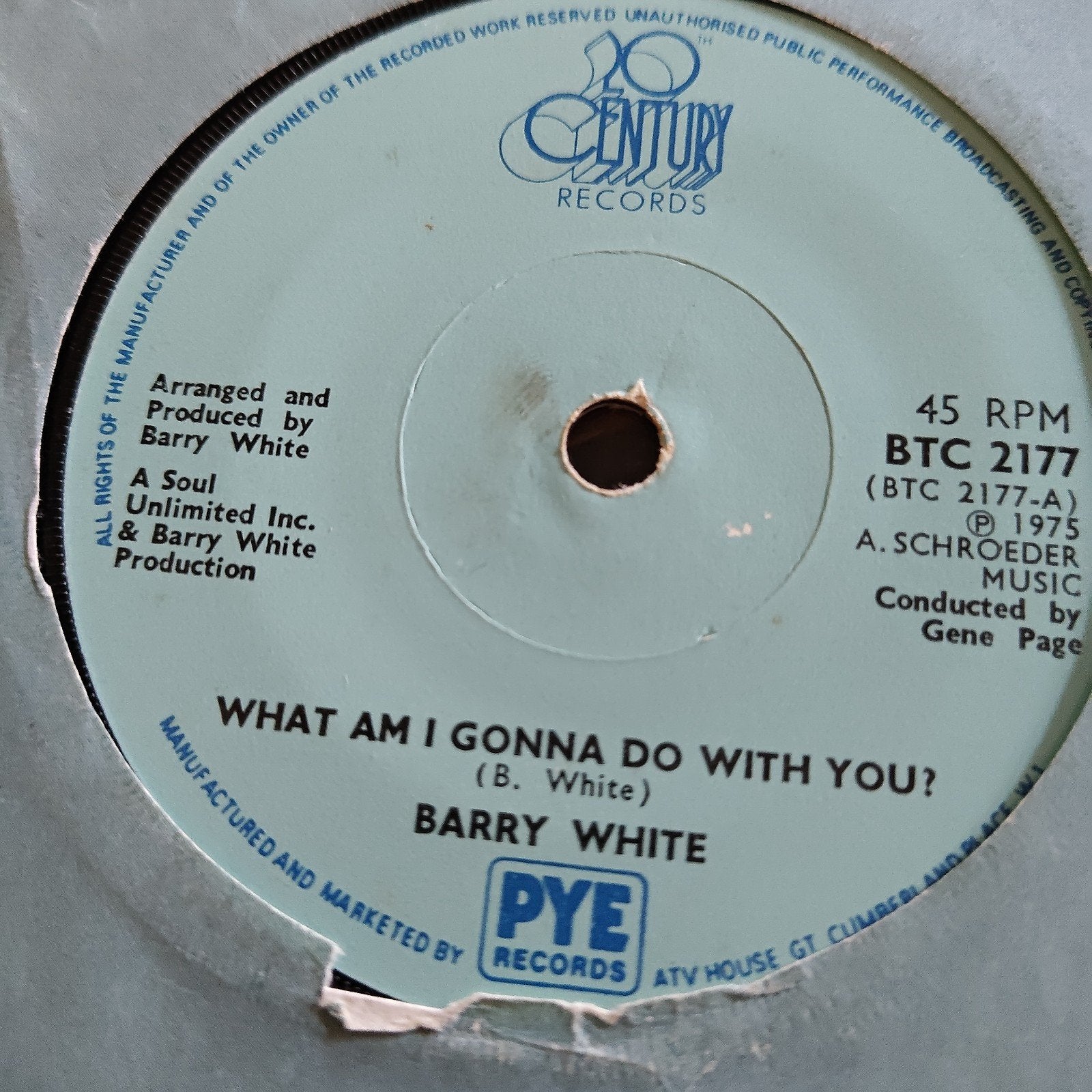 Barry White - What Am I Gonna Do With You? (7 inch single), Gebruikt, Pop, 7 inch, Ophalen of Verzenden