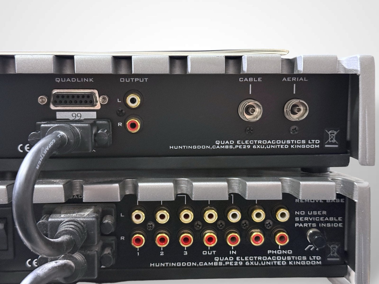 Quad 99 stereo setje met afstandsbediening en manuals, Audio, Tv en Foto, Overige merken, Gebruikt, Tuner of Radio, Quad