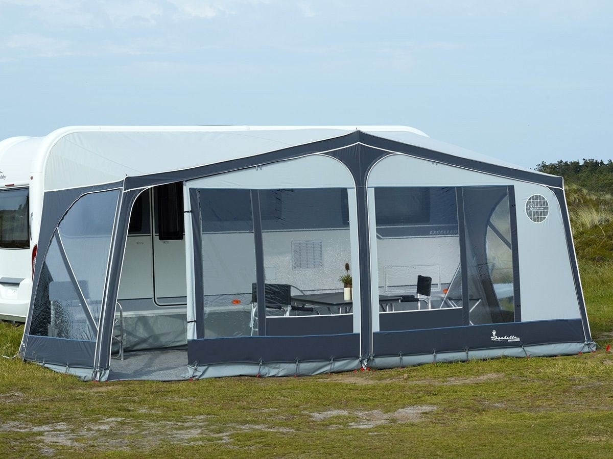 Isabella caravanluifel en voortent maat 10 (ook apart te koo, Caravans en Kamperen, Ophalen, Gebruikt