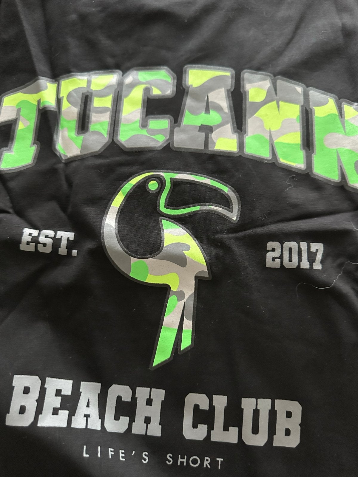 Tucann Beach Club T-shirt Zwart XL - Nieuw, Ophalen of Verzenden, Nieuw, Maat 56/58 (XL), Zwart