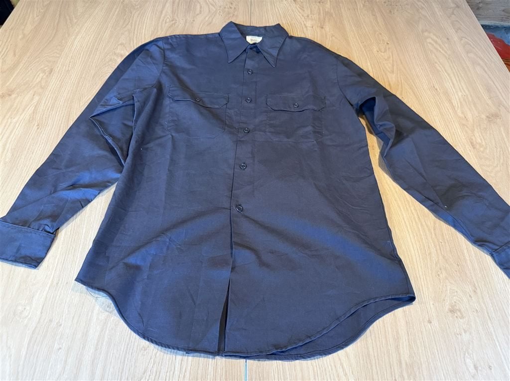 JCPenney Big Mac Werkshirt Grijs Lange Mouw Maat M, Ophalen of Verzenden, Zo goed als nieuw, Grijs