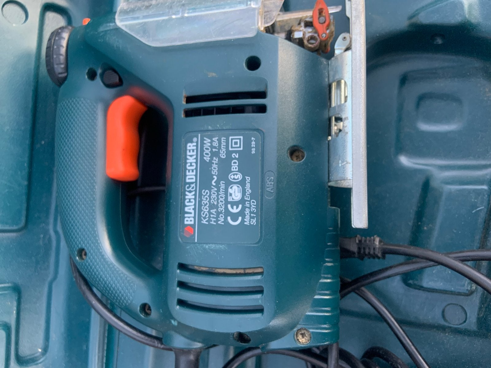 Black & Decker Decoupeerzaag KS636S 400W met koffer, Ophalen, Gebruikt, Decoupeerzaag, 30 tot 70 mm