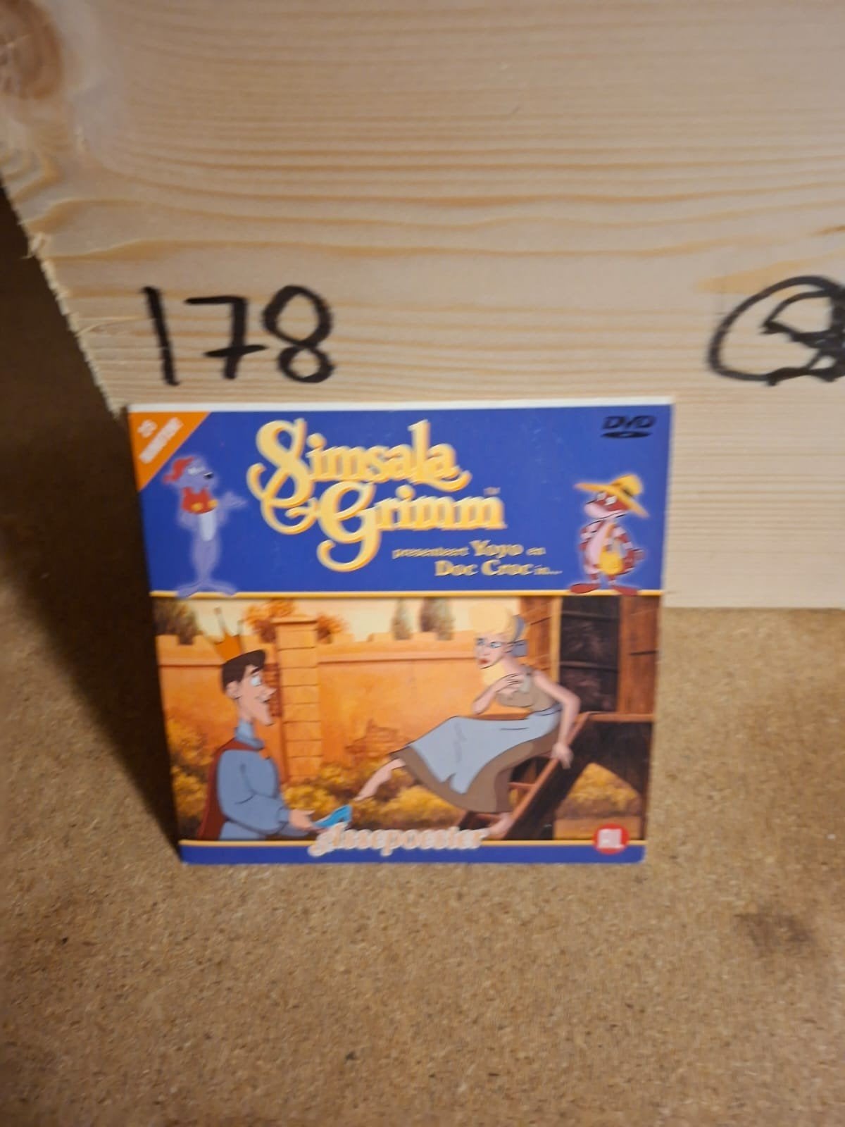 Simsala Grimm: Jaap en de bonenstaak DVD, Gebruikt, Alle leeftijden, Nederlands, Sprookjes