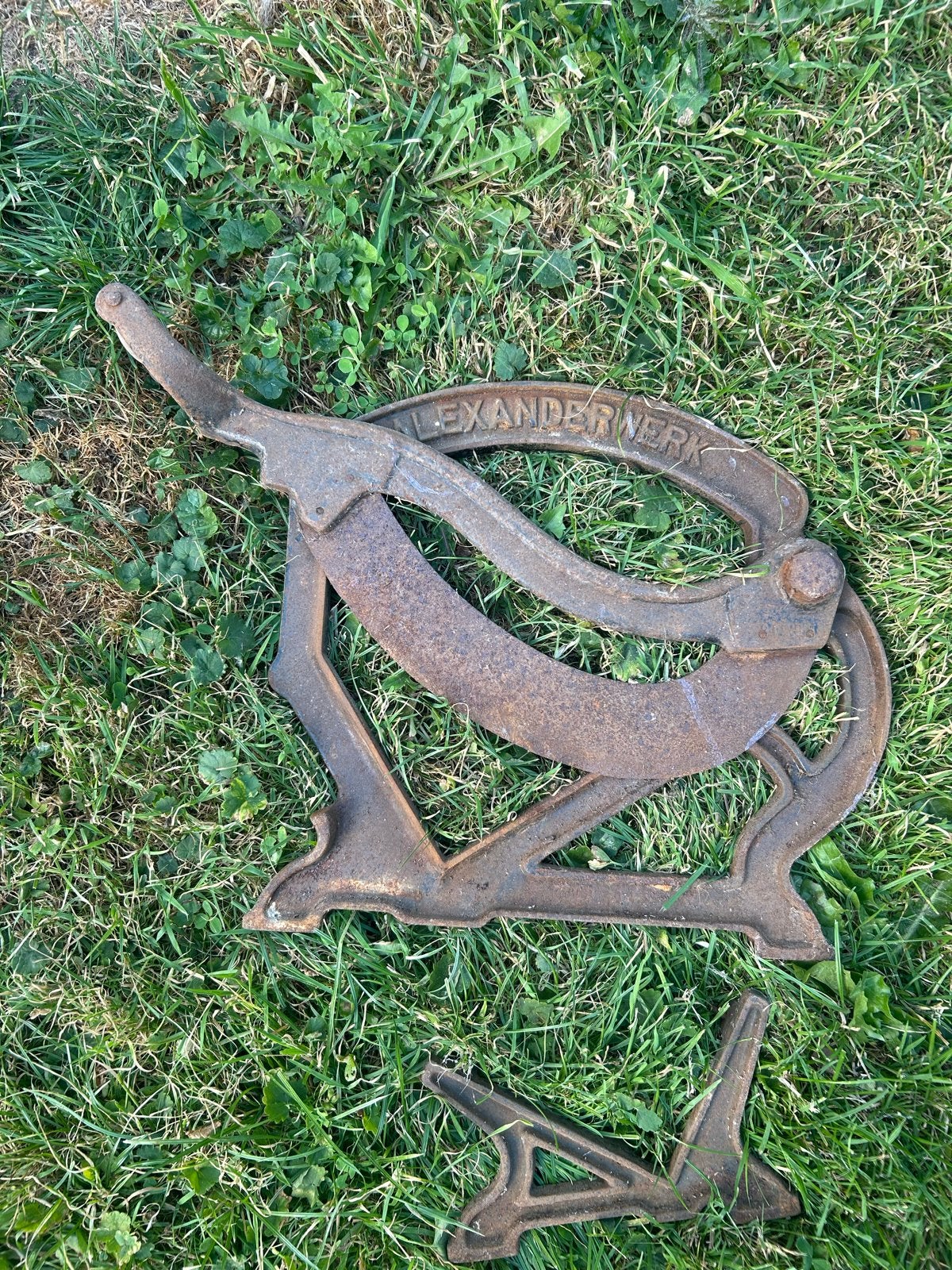 Antieke Alexanderwerk snijmachine - gietijzer, Ophalen of Verzenden