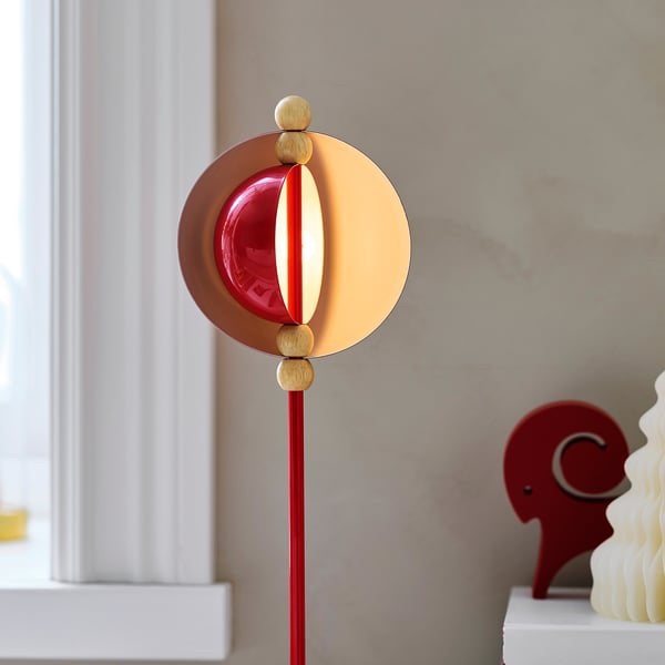 IKEA STRÅLA LED decorative table lamp, Huis en Inrichting, IKEA, Zo goed als nieuw, Rood, Modern