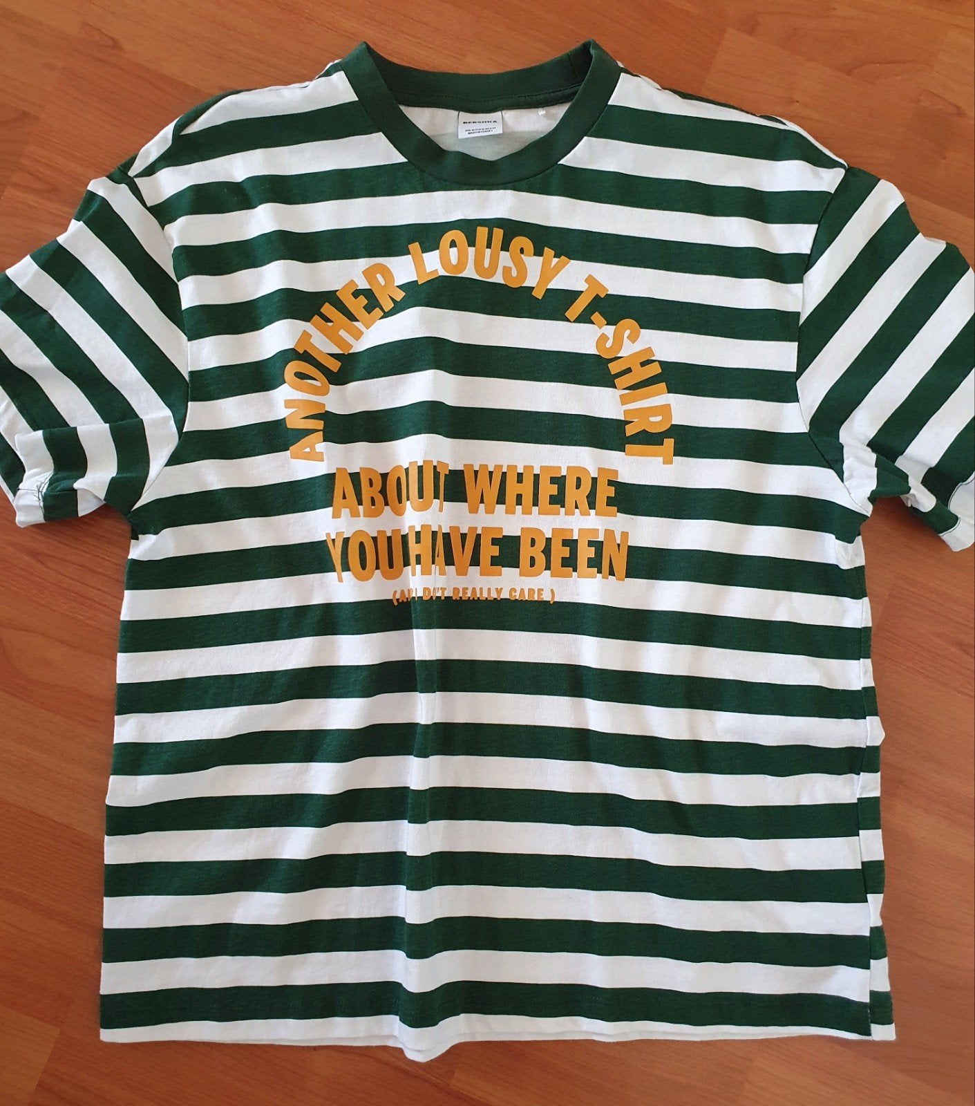 T-shirt Bershka M, Kleding | Heren, T-shirts, Nieuw, Bershka, Groen, Verzenden