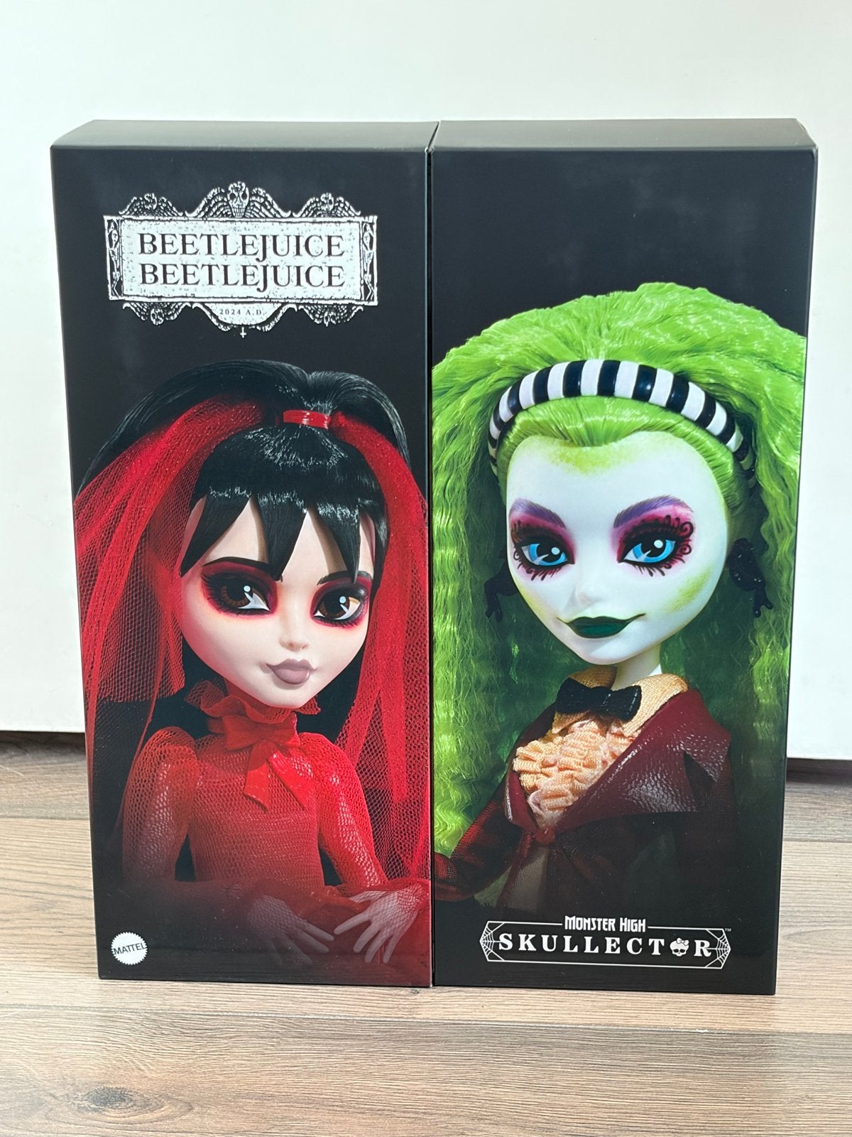 Monster High Skullector Beetlejuice & Lydia Deetz Poppen, Ophalen of Verzenden, Nieuw, Overige typen