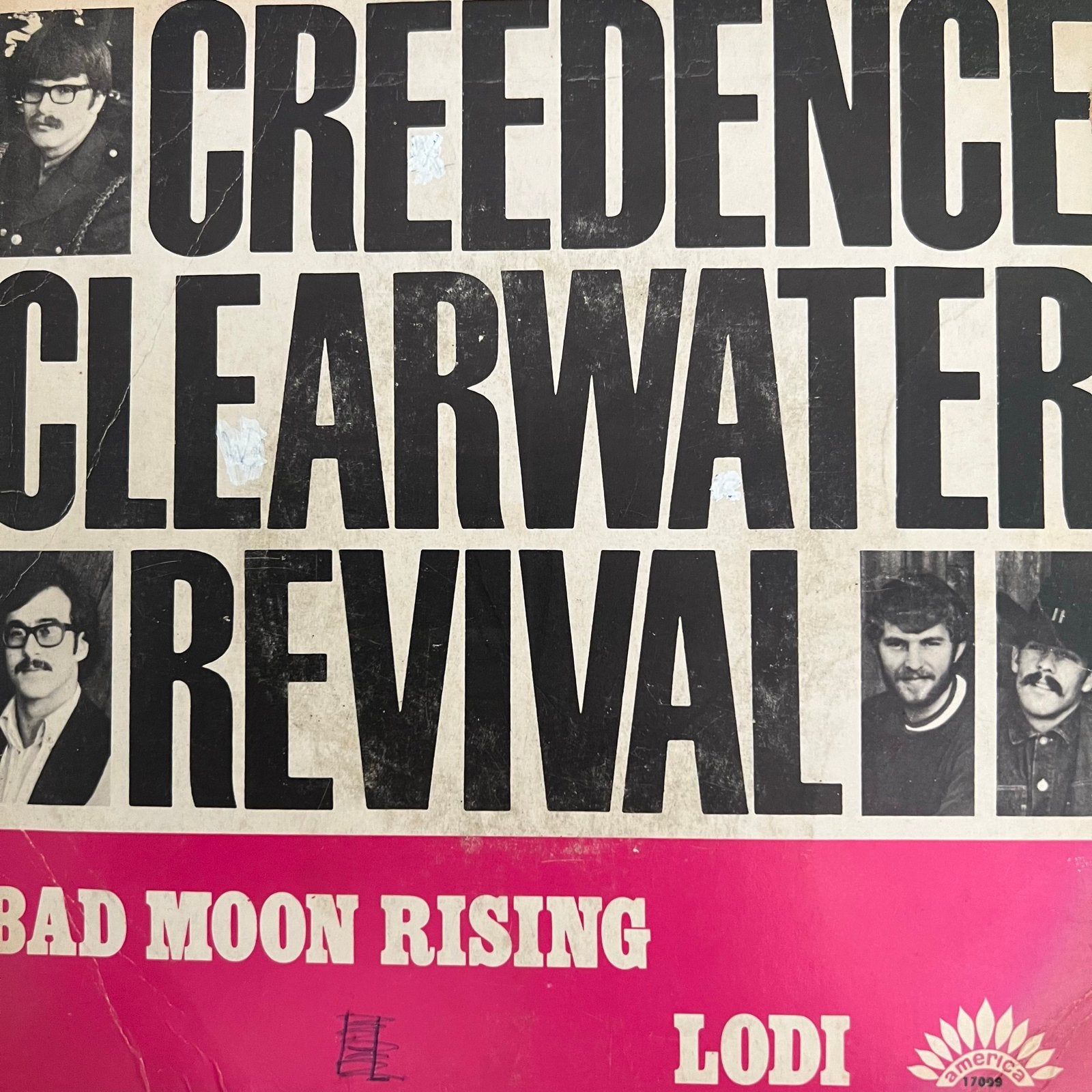 Creedence Clearwater Revival - Bad Moon Rising / Lodi, Gebruikt, 7 inch, Ophalen of Verzenden, Pop
