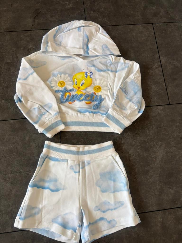 Monnalisa 2 delige set maat 92/98, Kinderen en Baby's, Kinderkleding | Maat 92, Ophalen of Verzenden, Zo goed als nieuw, Meisje