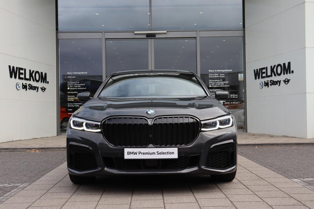 BMW 7 Serie 745e High Executive M Sport Automaat / Soft Clos, Auto's, BMW, Achterwielaandrijving, Gebruikt, Euro 6, 394 pk