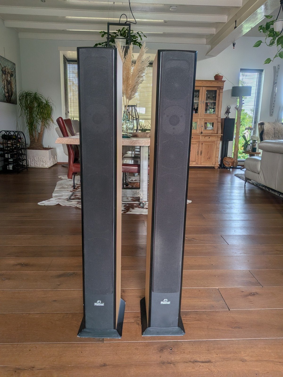 Magnat Vector Vloerstaanders en Center Speaker Set, Audio, Tv en Foto, Luidsprekers, Ophalen, 120 tot 150 watt, Speakerset, Magnat