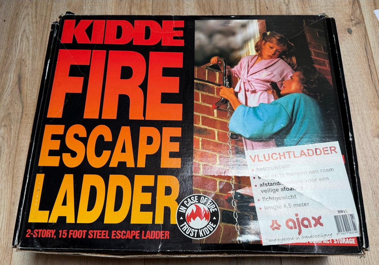 2x Kidde Fire Escape Ladder - 2-Storey, 4.5 meter, Nieuw, Ophalen of Verzenden, Ladder, Opvouwbaar of Inschuifbaar