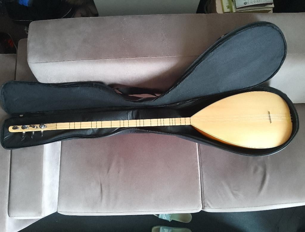 Saz bağlama uzun sap 45cm tekne dut, Ophalen of Verzenden, Nieuw
