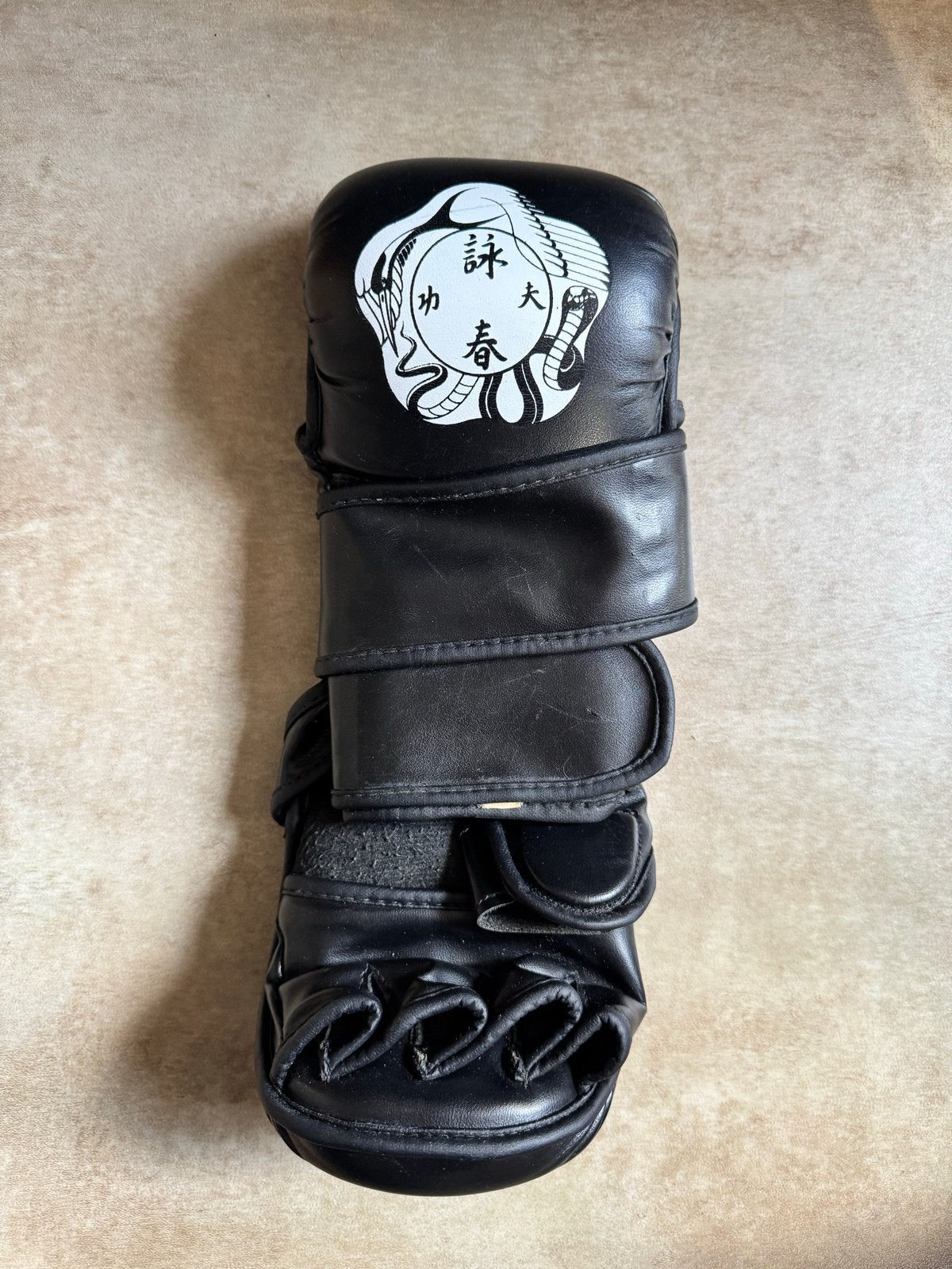 Wing Chun handschoenen Wing Chun Federatie, Sport en Fitness, Groter dan maat XL, Gebruikt, Overige, Vechtsportbescherming