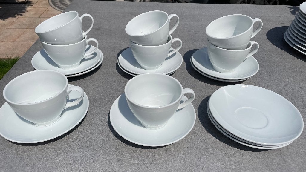 8x Ikea kop en schotel servies NIEUW, Ophalen, Nieuw, IKEA, Overige stijlen