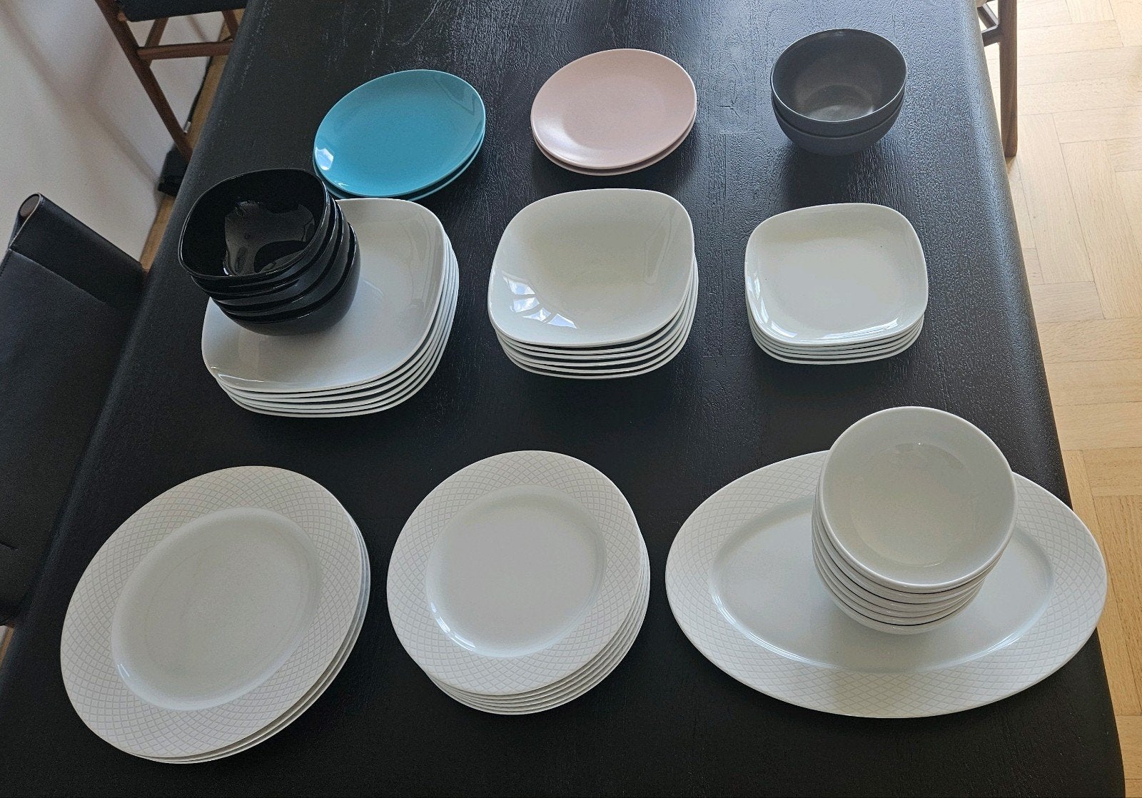 Eetservies / keukenborden / Dinner set / kitchen plates, Ophalen, Gebruikt, Compleet servies