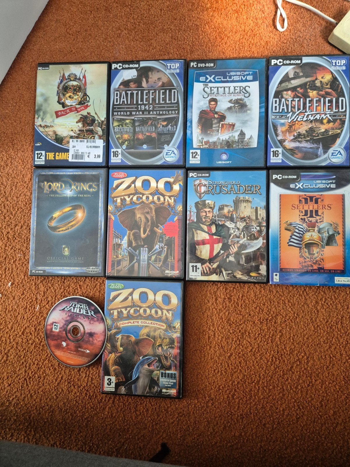 Grote collectie PC CD-ROM games: Battlefield, Zoo Tycoon,, Spelcomputers en Games, Games | Pc, Gebruikt, Overige genres, Ophalen of Verzenden