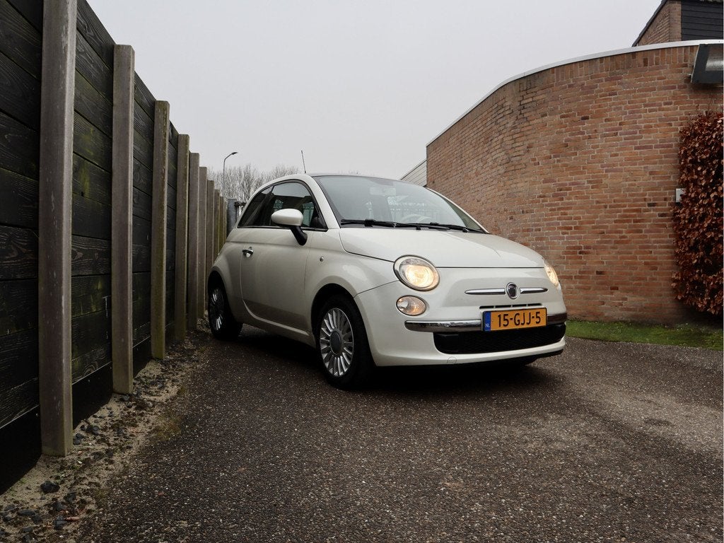 Fiat 500 1.2 Lounge (bj 2008), Voorwielaandrijving, Stof, Gebruikt, 840 kg