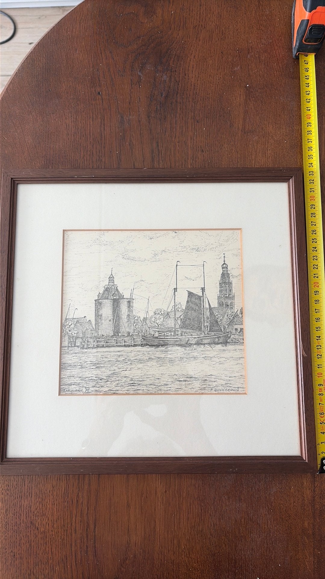 Aanzicht Enkhuizen, Ophalen of Verzenden