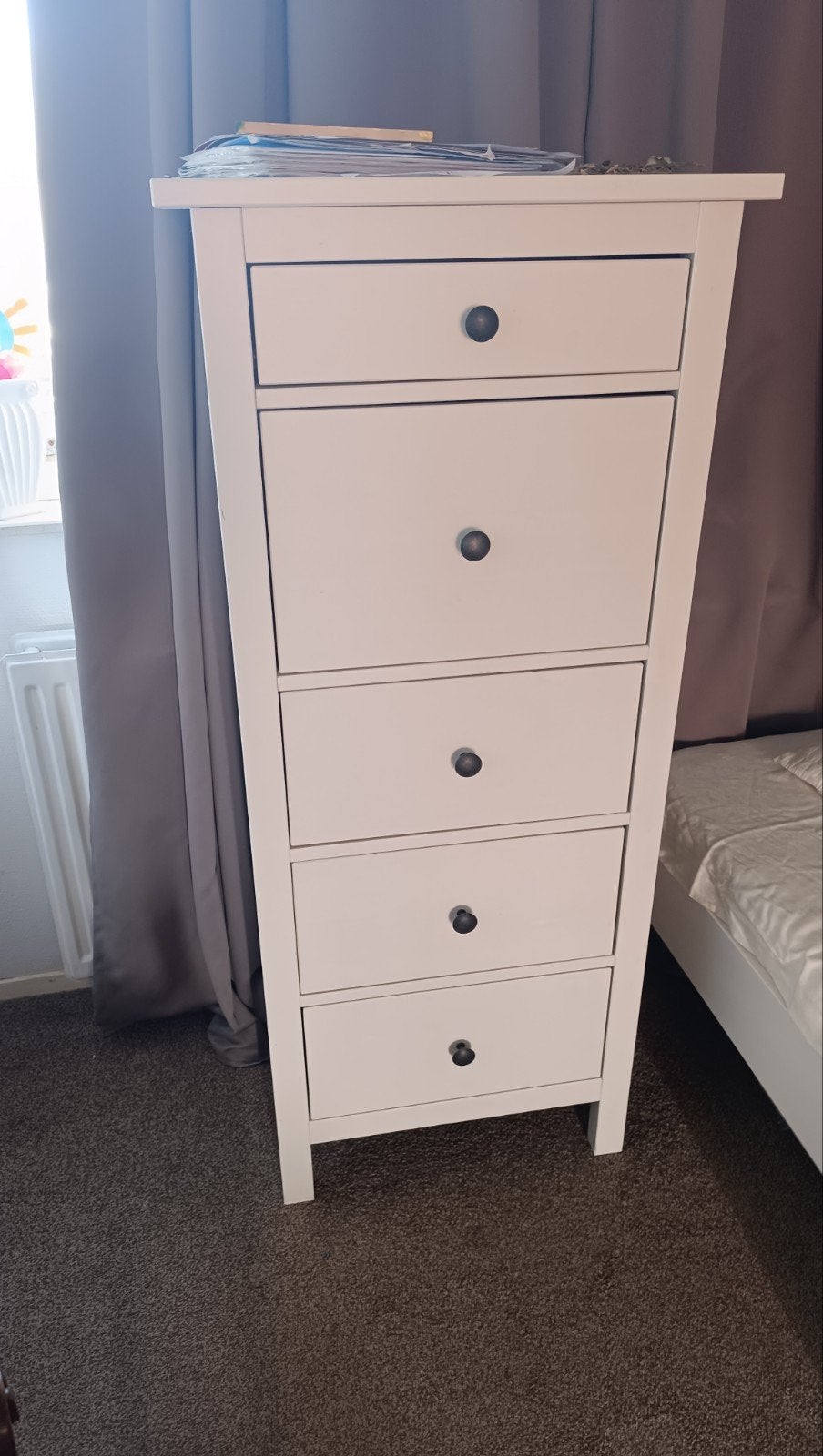 Hemnes ladekast, Huis en Inrichting, Ophalen, 5 laden of meer, Zo goed als nieuw, Minder dan 100 cm