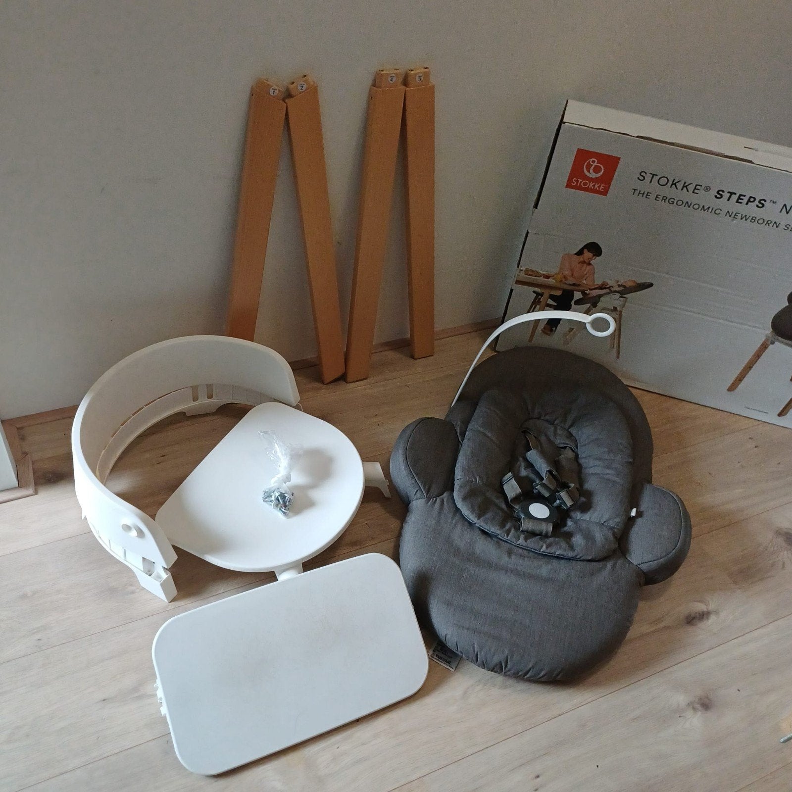 Stokke Steps kinderstoel (met wipstoel), Kinderen en Baby's, Wipstoeltjes, Ophalen, Zo goed als nieuw, Wipstoel