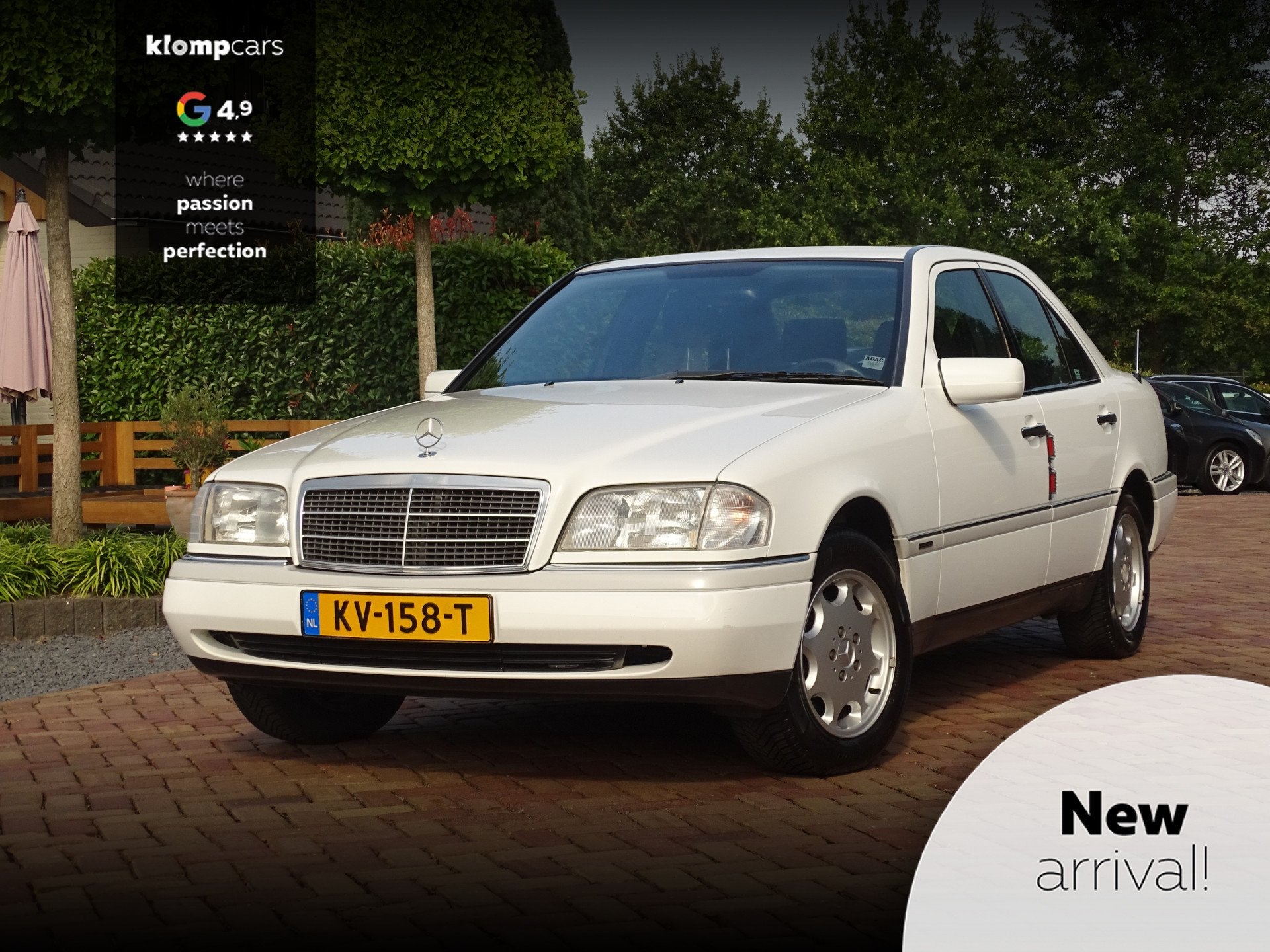 Mercedes-Benz C-Klasse 180 Classic | Ster | Notenhout | Auto, Auto's, Oldtimers, Automaat, 1799 cc, Mercedes-Benz, Bedrijf